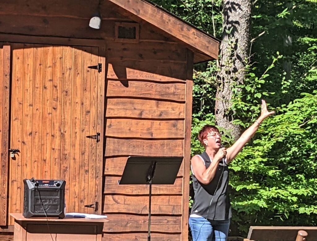 Chaplain Tammy Meholick at Parker Dam State Park